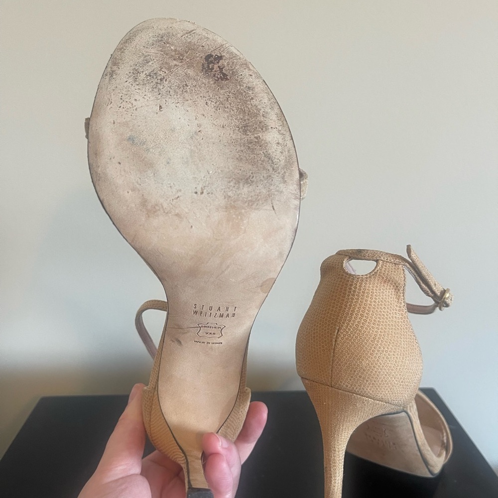 Stuart Weitzman Nudist Heels - Picture 5 of 8